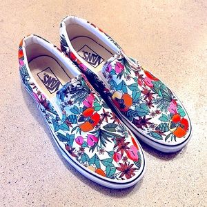 Floral Vans W10 / M8.5